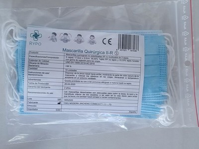 MASCARILLA QUIRÚRGICA AZUL